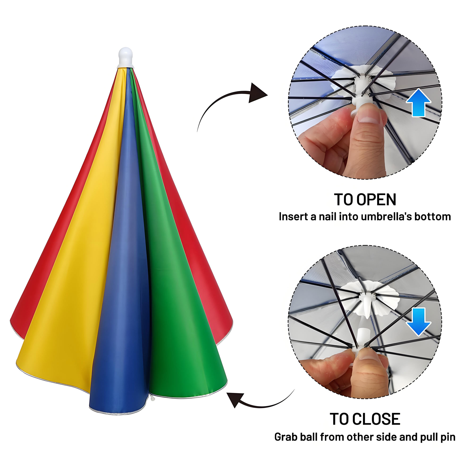 Fishing Umbrella Hat, Lightweight Hands-Free Design with Adjustable Headband, Head Umbrella Hats for Adults Women & Men, 8-Rib Sun Rain Cap for Fishing, Gardening, Camping & Outdoor Use Fishing Umbrella Hat, Lightweight Hands-Free Design with Adjustable Headband, Head Umbrella Hats for Adults Women & Men, 8-Rib Sun Rain Cap for Fishing, Gardening, Camping & Outdoor Use