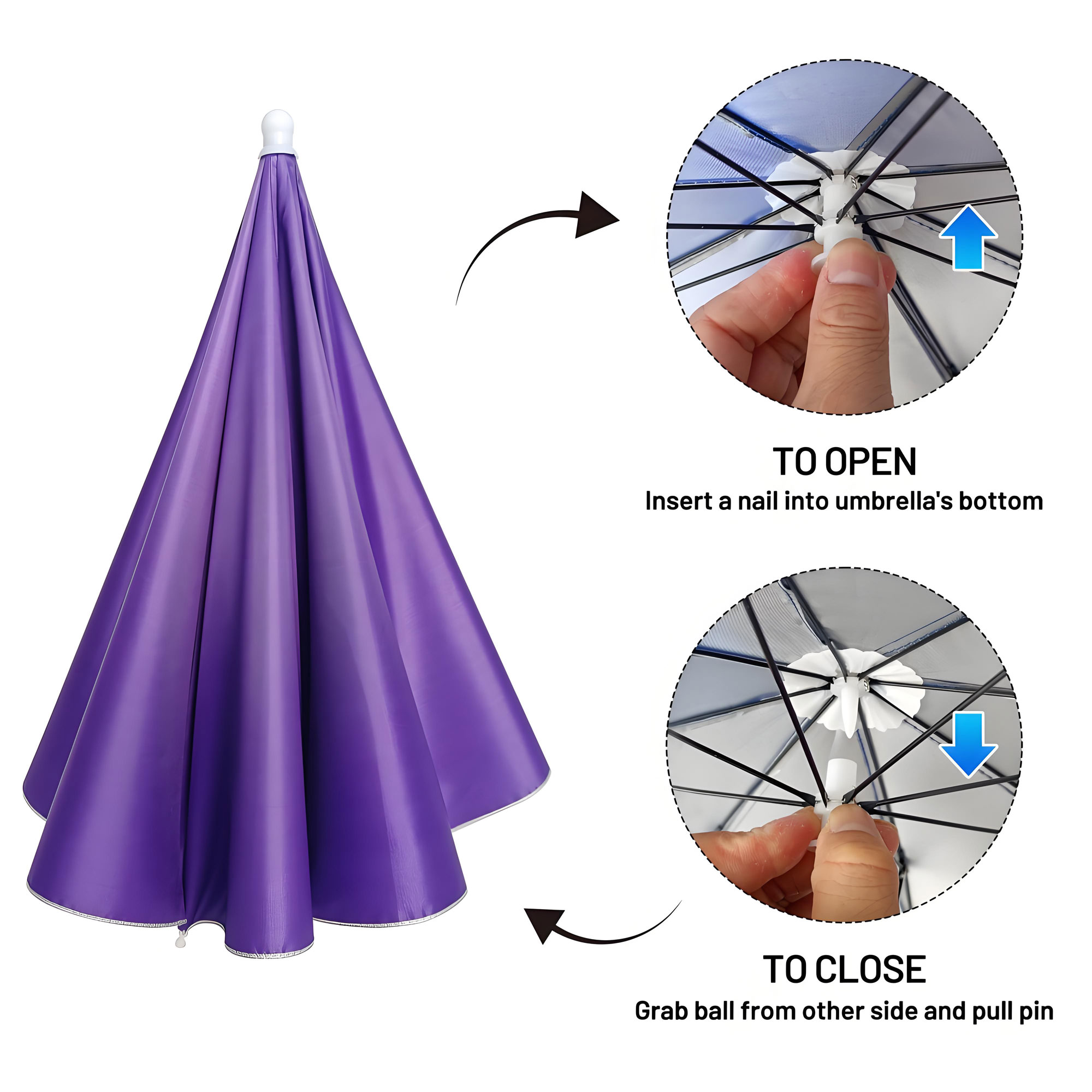 Fishing Umbrella Hat, Lightweight Hands-Free Design with Adjustable Headband, Head Umbrella Hats for Adults Women & Men, 8-Rib Sun Rain Cap for Fishing, Gardening, Camping & Outdoor Use Fishing Umbrella Hat, Lightweight Hands-Free Design with Adjustable Headband, Head Umbrella Hats for Adults Women & Men, 8-Rib Sun Rain Cap for Fishing, Gardening, Camping & Outdoor Use
