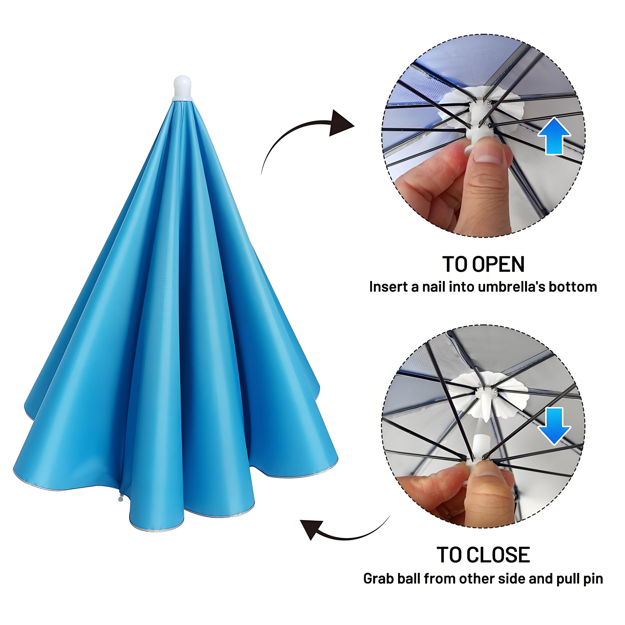 Fishing Umbrella Hat, Lightweight Hands-Free Design with Adjustable Headband, Head Umbrella Hats for Adults Women & Men, 8-Rib Sun Rain Cap for Fishing, Gardening, Camping & Outdoor Use Fishing Umbrella Hat, Lightweight Hands-Free Design with Adjustable Headband, Head Umbrella Hats for Adults Women & Men, 8-Rib Sun Rain Cap for Fishing, Gardening, Camping & Outdoor Use