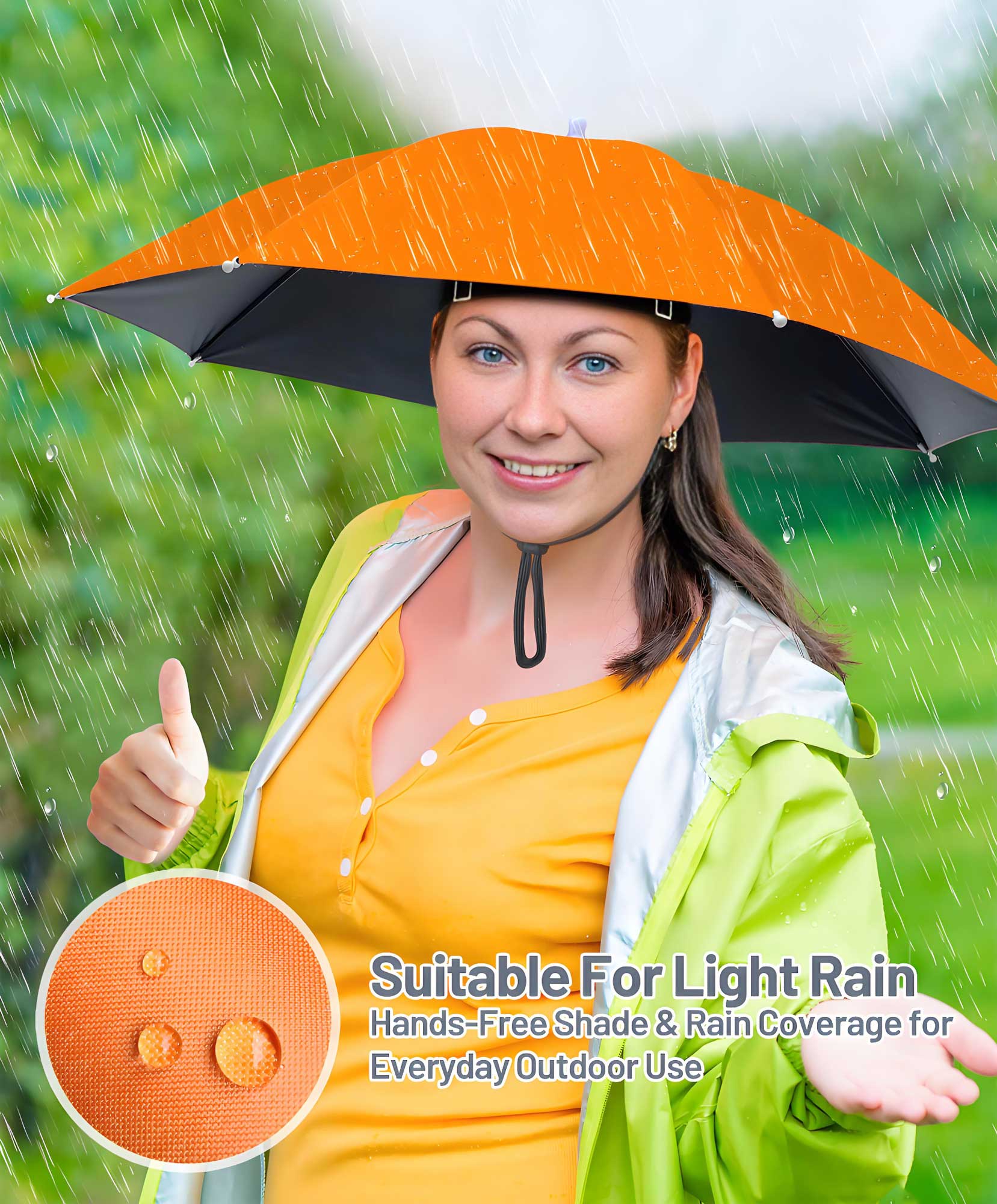 Fishing Umbrella Hat for Adults,Adjustable Headband,Lightweight Design with 8-Rib Frame for Sun & Light Rain,Fishing,Gardening & Outdoor Activities Fishing Umbrella Hat for Adults,Adjustable Headband,Lightweight Design with 8-Rib Frame for Sun & Light Rain,Fishing,Gardening & Outdoor Activities